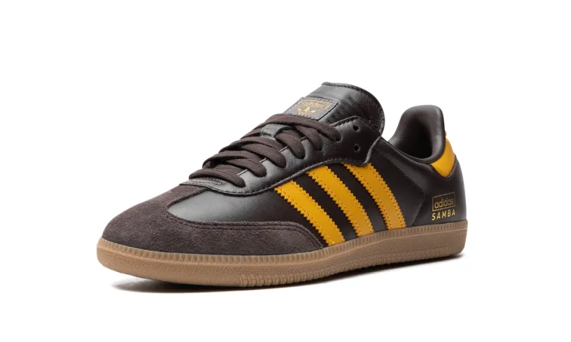Adidas Samba Samba OG 'Dark Brown Preloved Yellow'